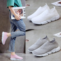 light weight white sole women's casual fashion tennis sock sneakers shoes new arrivals 2020